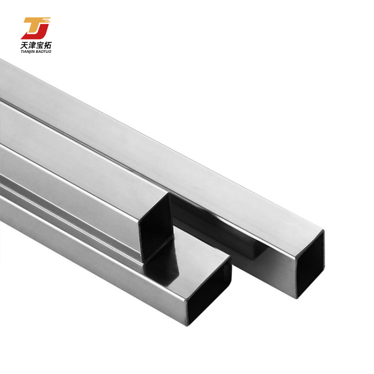 ASTM A554 Stainless Steel 304 304L 316 316L Square Tube Pipe Stainless Steel Rectangular Tube Pipe Price Ornamental Pipe Factory
