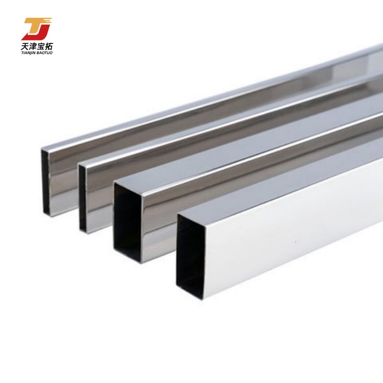 ASTM A554 Stainless Steel 304 304L 316 316L Square Tube Pipe Stainless Steel Rectangular Tube Pipe Price Ornamental Pipe Factory