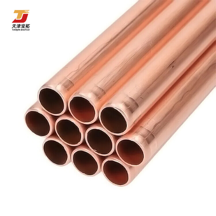 Sf-cu Din 1787 Seamless Copper Tube In ASTM B280 C12200 Tube Copper Seamless Pipe D76.1* 8mm* 6000mm Length
