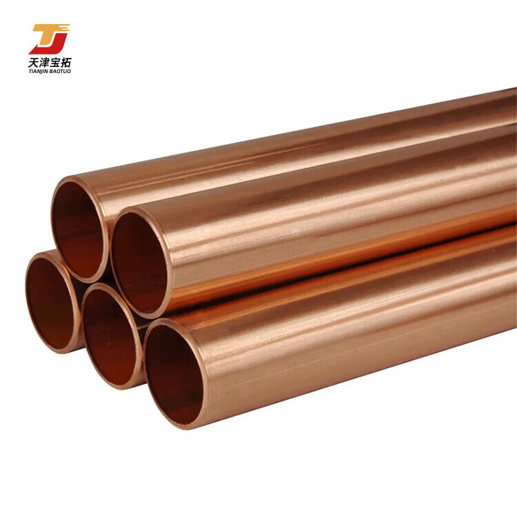 Sf-cu Din 1787 Seamless Copper Tube In ASTM B280 C12200 Tube Copper Seamless Pipe D76.1* 8mm* 6000mm Length