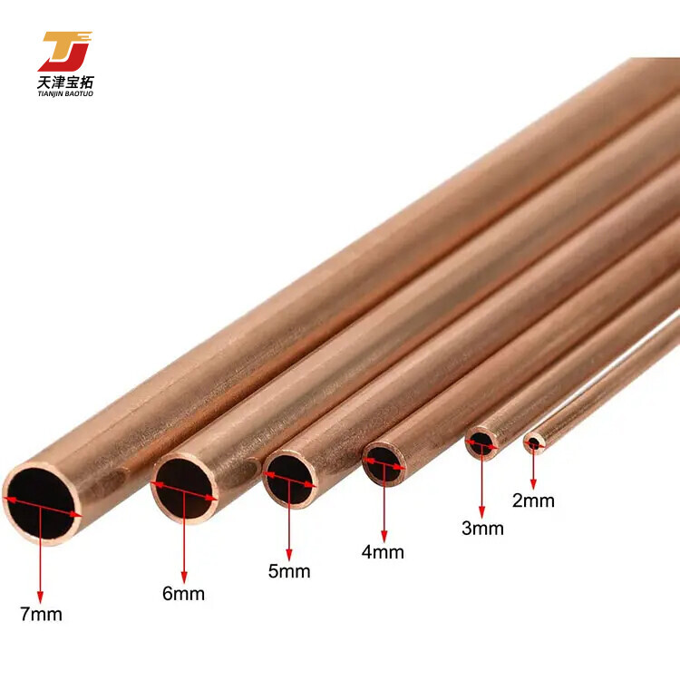 China supply copper tube length thickness can be customised copper tube wholesale manufacturer
