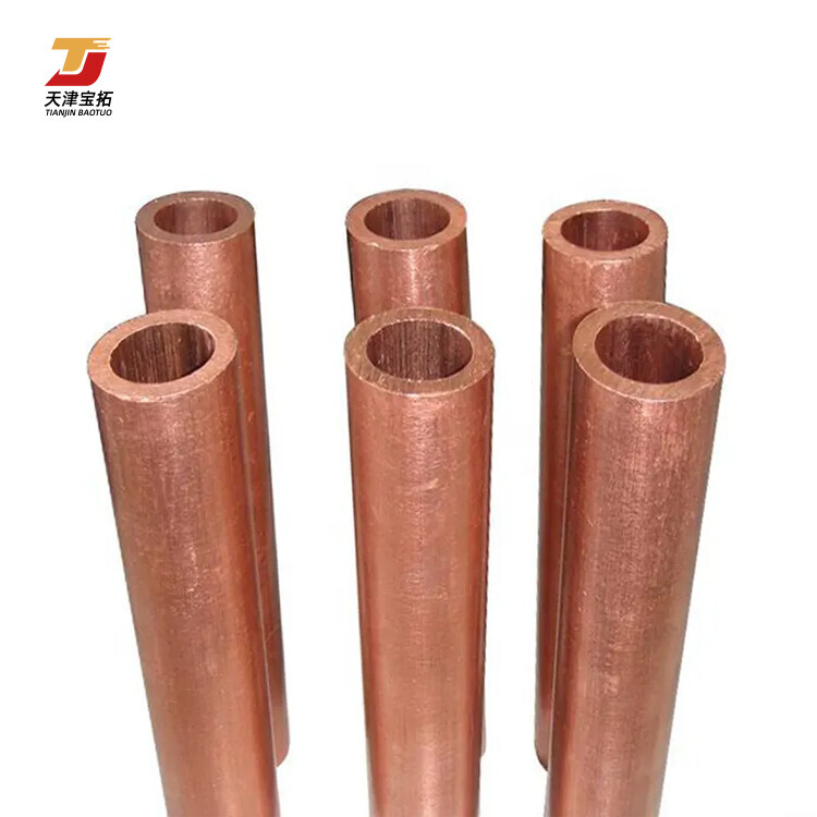 C10100 C10200 C11000 99.9% Pure EN 13348 Gas High Quality AC copper pipe 1/2