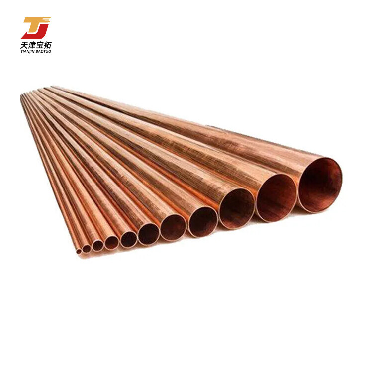 C10100 C10200 C11000 99.9% Pure EN 13348 Gas High Quality AC copper pipe 1/2