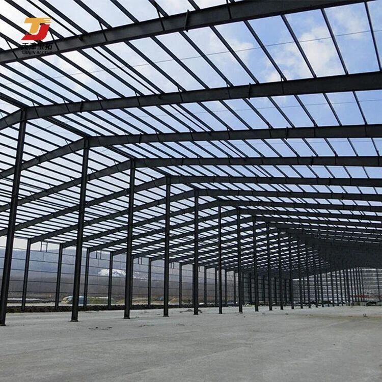 Low Cost Prefabricated Metal Warehouse & Workshop Steel Structure Building Lightweight Prefab with Welding Processing Service