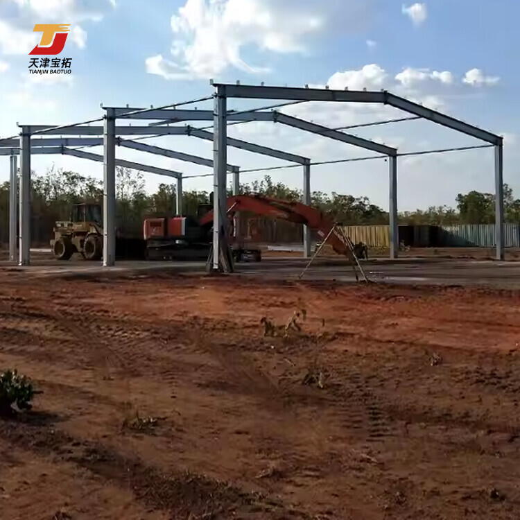 Low Cost Prefabricated Metal Warehouse & Workshop Steel Structure Building Lightweight Prefab with Welding Processing Service