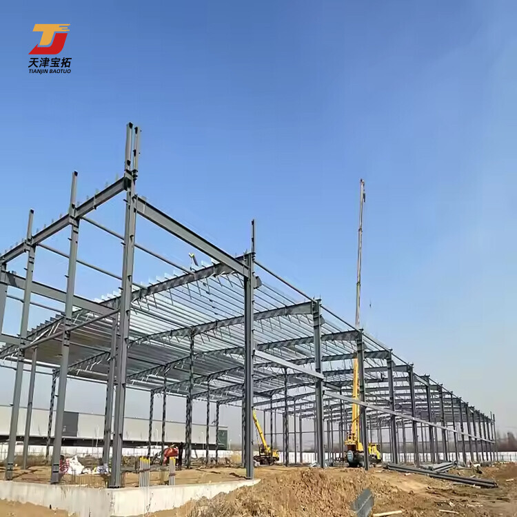 Prefabricated Steel Frame Structure Industrial Metal Modern Building Light Steel Structure