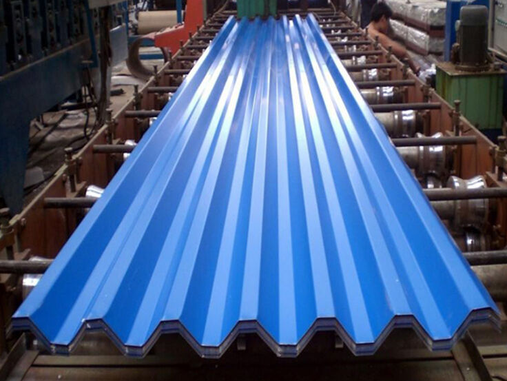 Color coated corrugated Sheet