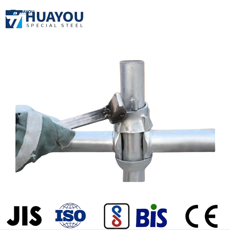 Safe and Multifunctional Cuplock Type Construction Scaffoldings