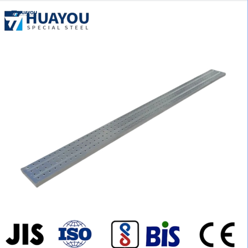 Complete Metal Ringlock Construction Scaffolding Steel Plank with Hook for Construction 1-4m