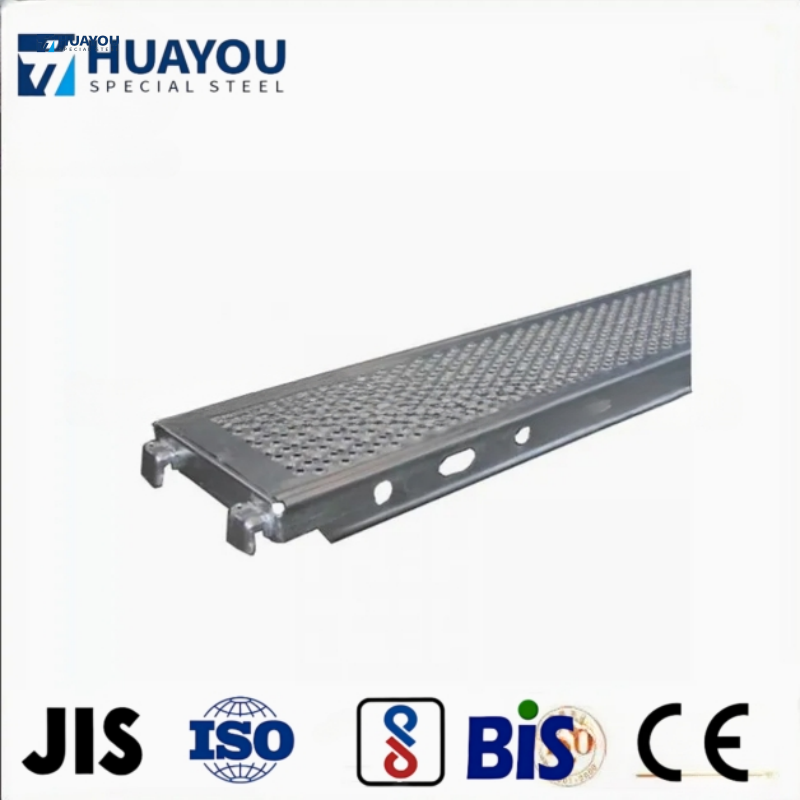 Construction Material Metal Plank Galvanized Scaffolding Boards Walking Platform Metal Deck Stee