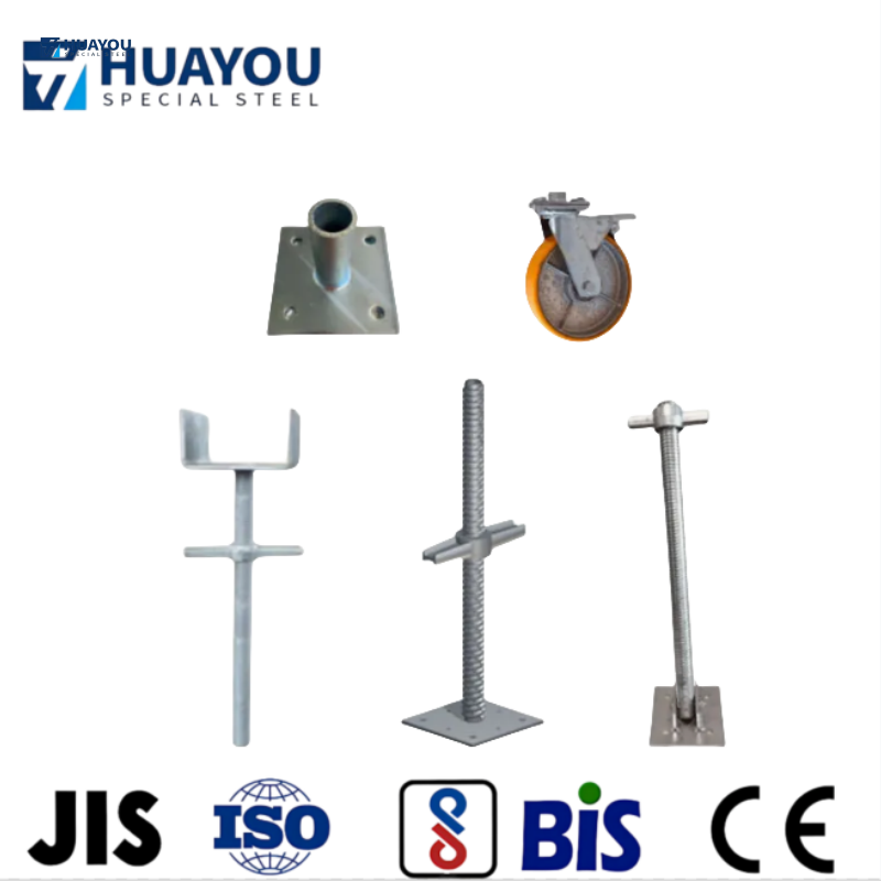 Carbon Steel Threaded Rod Adjustable Leveling Scaffolding Prop Screw Jack