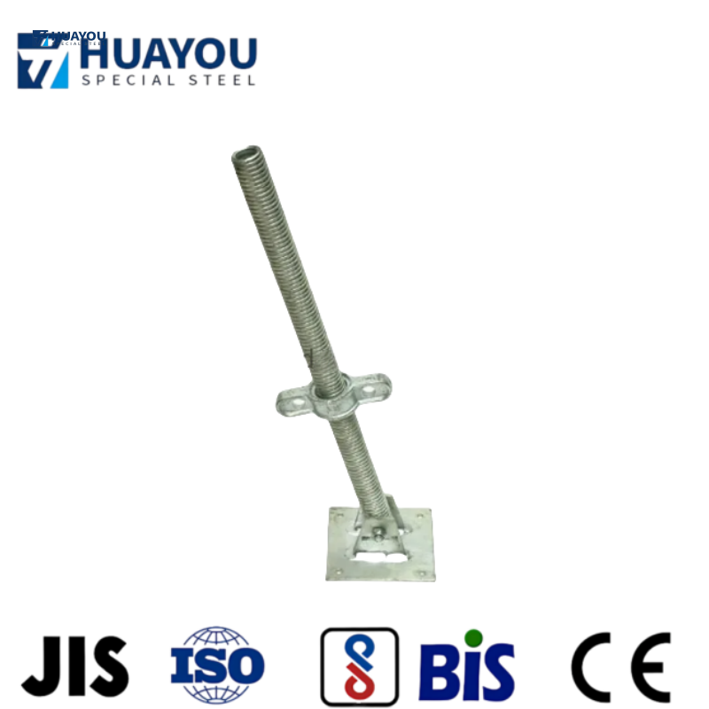 Carbon Steel Threaded Rod Adjustable Leveling Scaffolding Prop Screw Jack