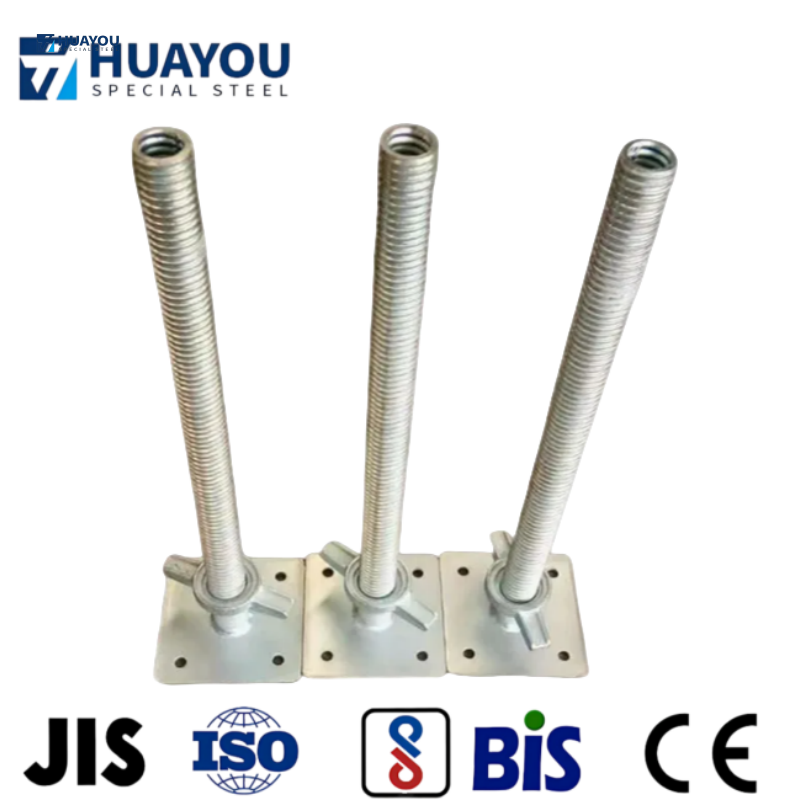 Adjustable Screw Base Jack and U Head Jack Scaffolding Base Jack Scaffolding Jack Base Galvanized Base Jack