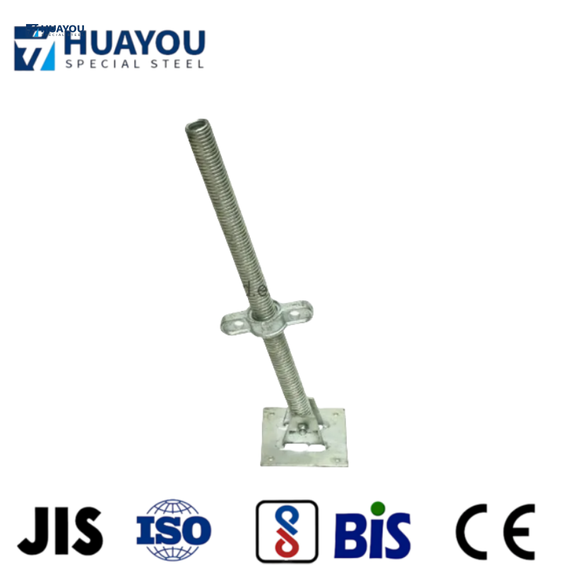 Carbon Steel Threaded Rod Adjustable Leveling Scaffolding Prop Screw Jack