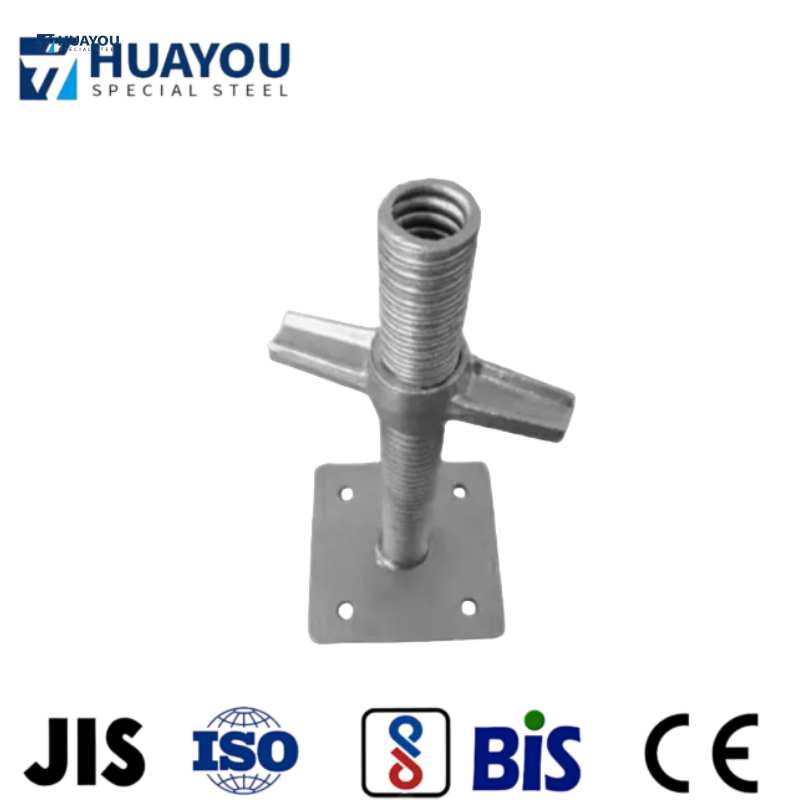Carbon Steel Threaded Rod Adjustable Leveling Scaffolding Prop Screw Jack