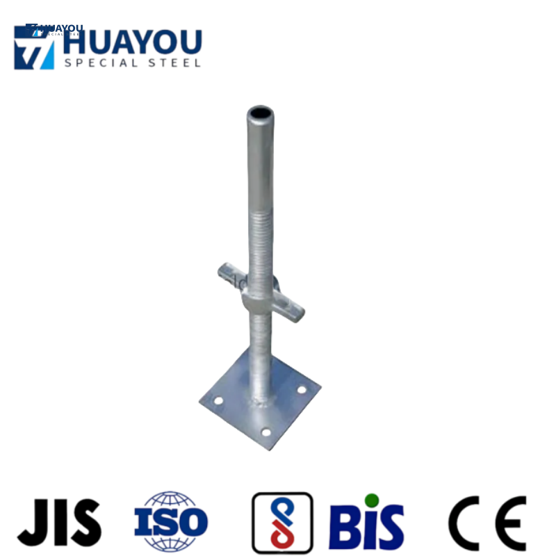 Carbon Steel Threaded Rod Adjustable Leveling Scaffolding Prop Screw Jack