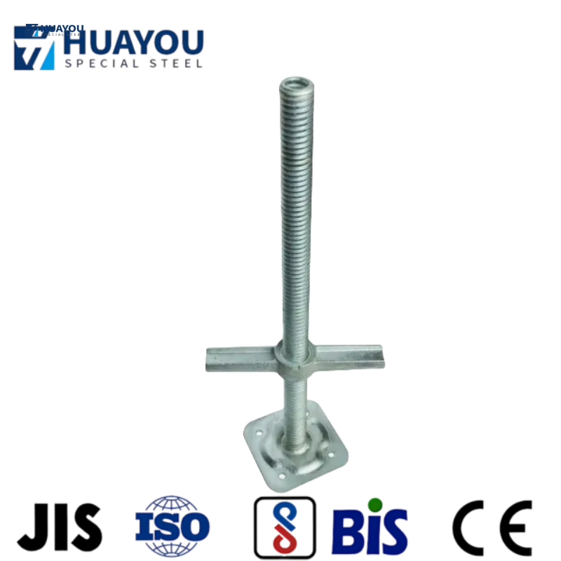 Hollow Base Jack and U Head Jack Scaffolding for Ring Lock Scaffolding Leveling Jack