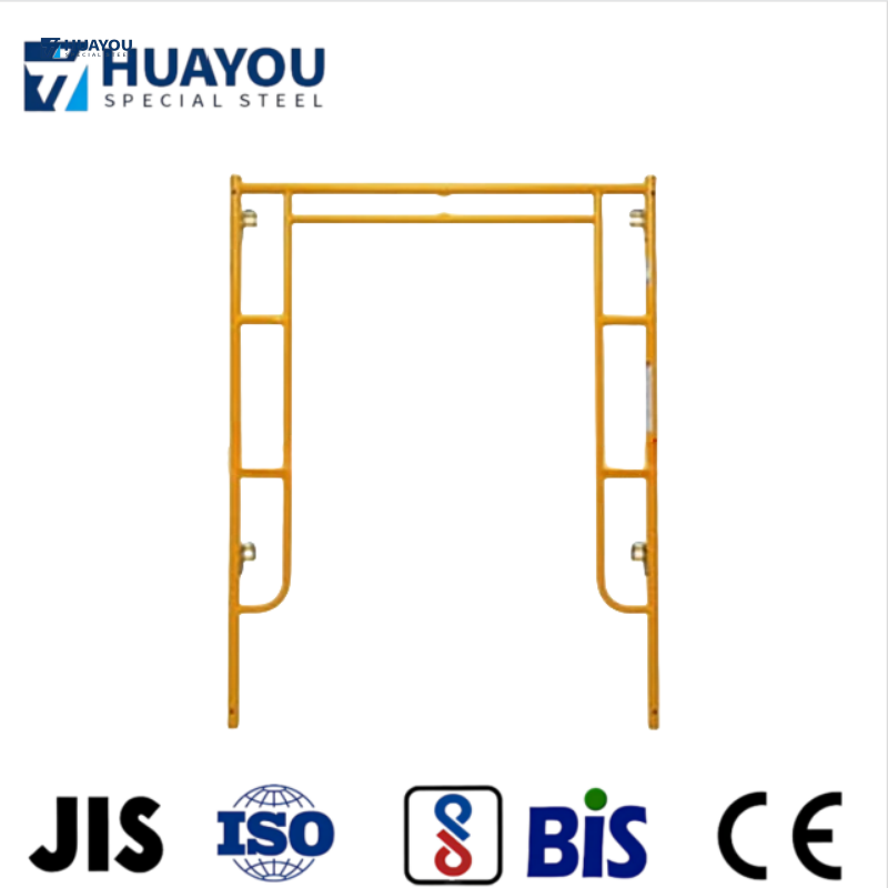 Steel Painted Scaffolding Scaffold System Shoring Euro H Frame for Construction