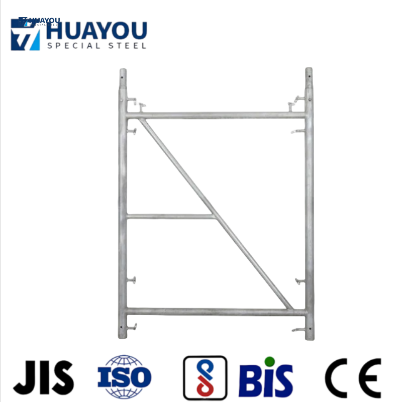 Steel Painted Scaffolding Scaffold System Shoring Euro H Frame for Construction