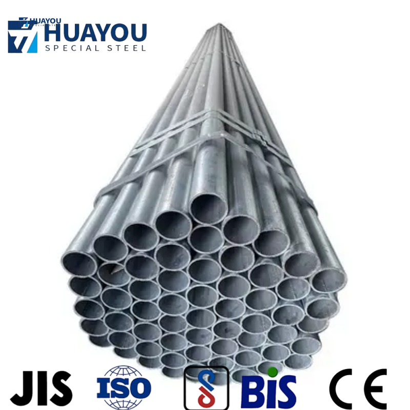 hina Hot DIP Weld Round Gi Pre Galvanized Carbon Steel Pipe Scaffolding Tube for Greenhouse Building