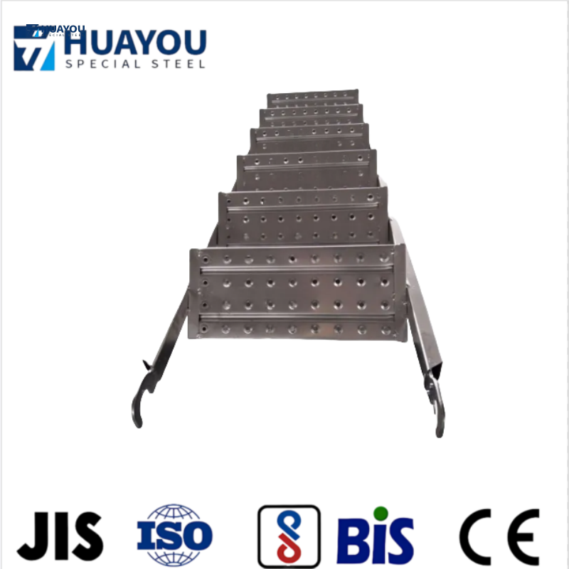 China New Hot Sale High Quality Safety Pre-Galvanised Steel Ladder Galvanized Straight Steel Scaffolding Ladders