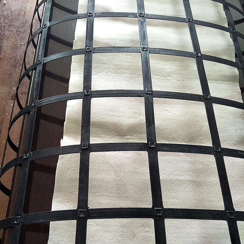 Steel-plastic Geogrid