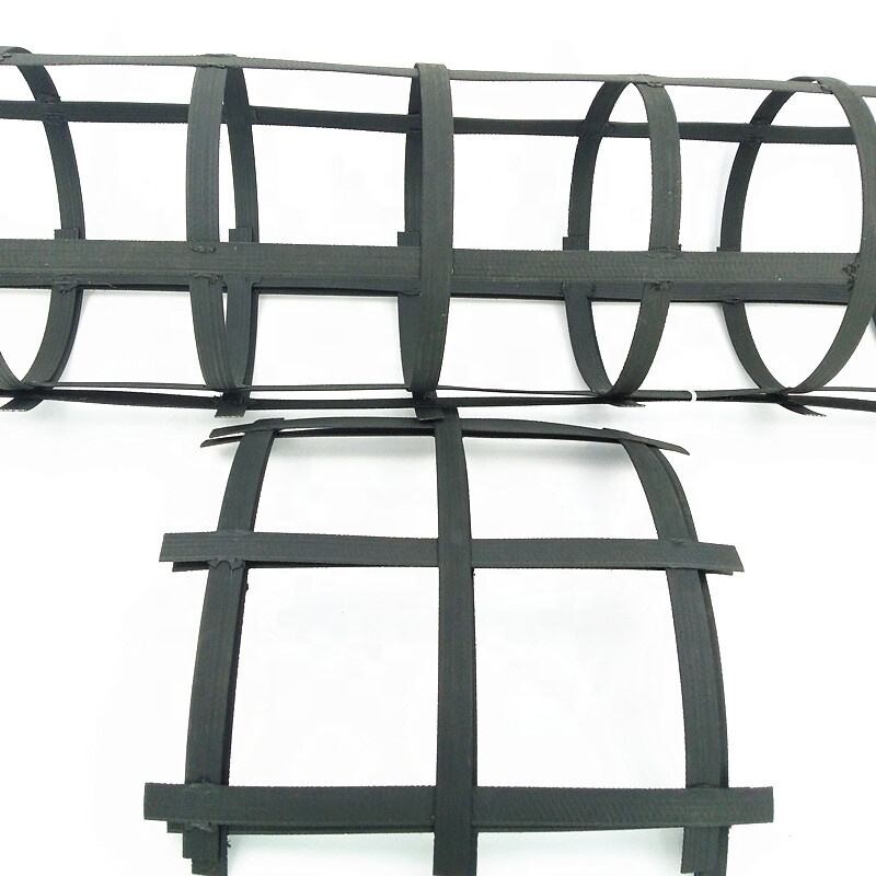 Steel-plastic Geogrid