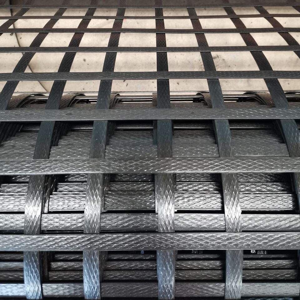 Steel-plastic Geogrid