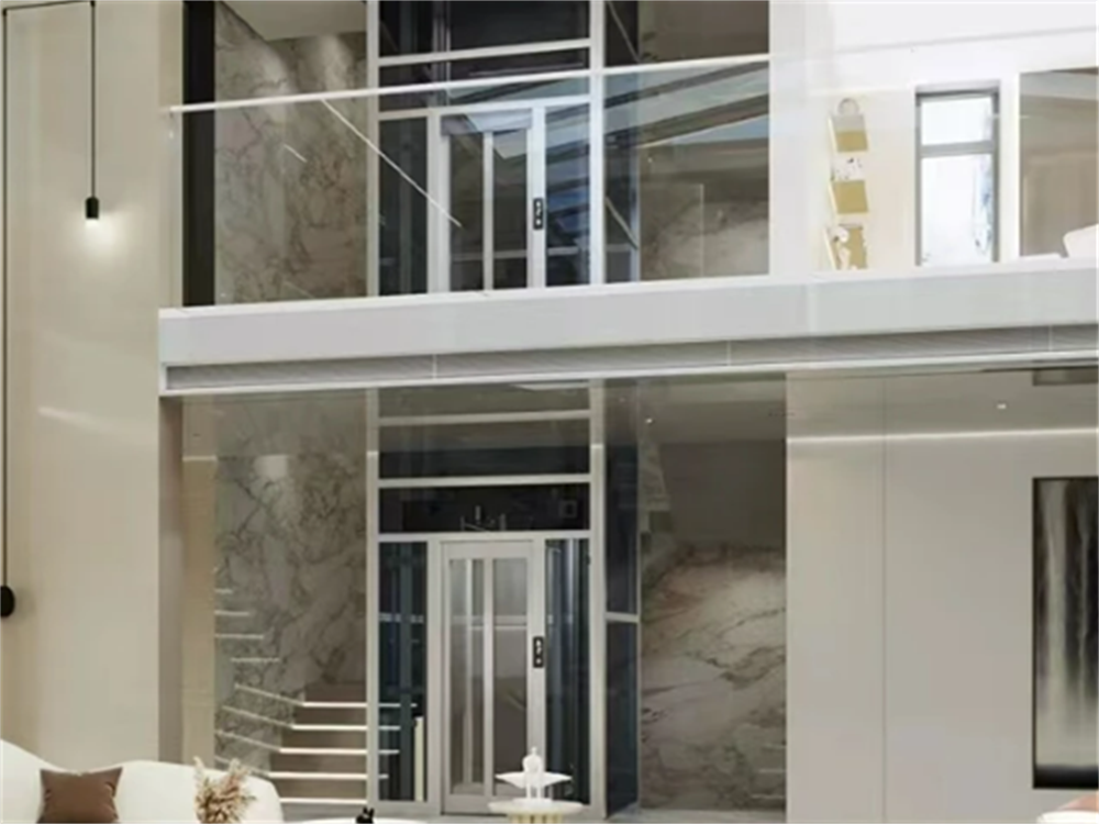 2-story hydraulic elevator in Kangding, Ganzi, Sichuan