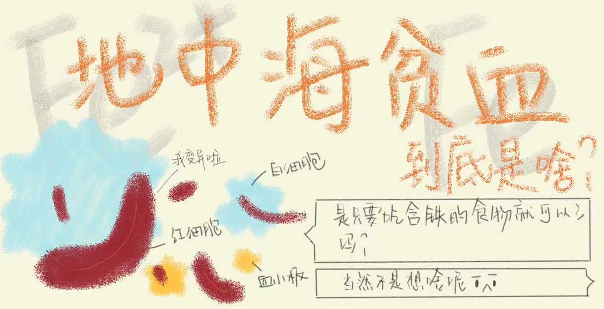 A picture book about thalassemia--the first page of thalassemia