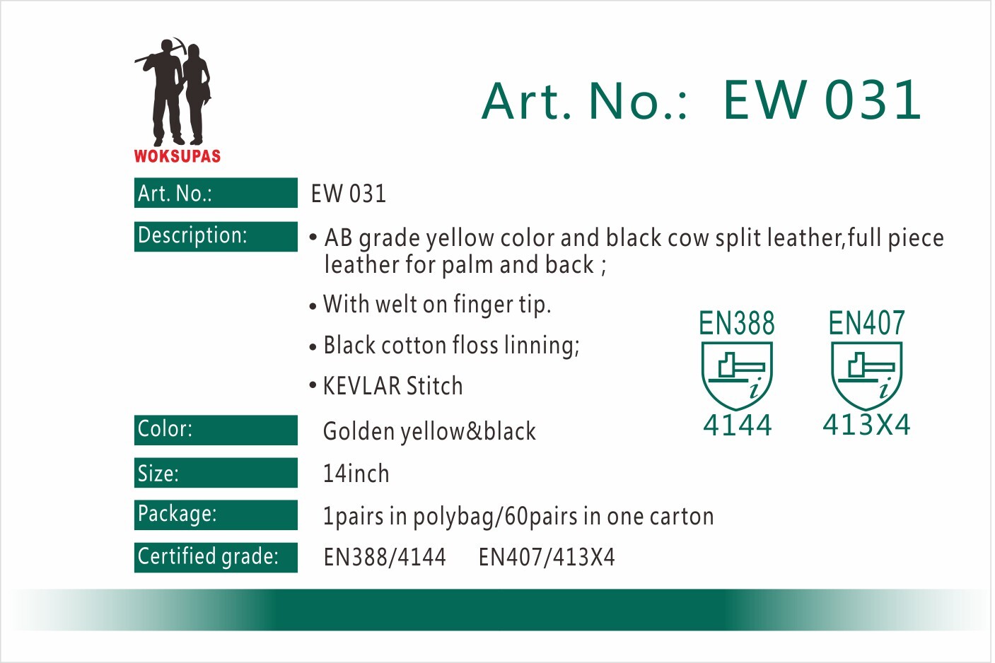 Welding glove EW031