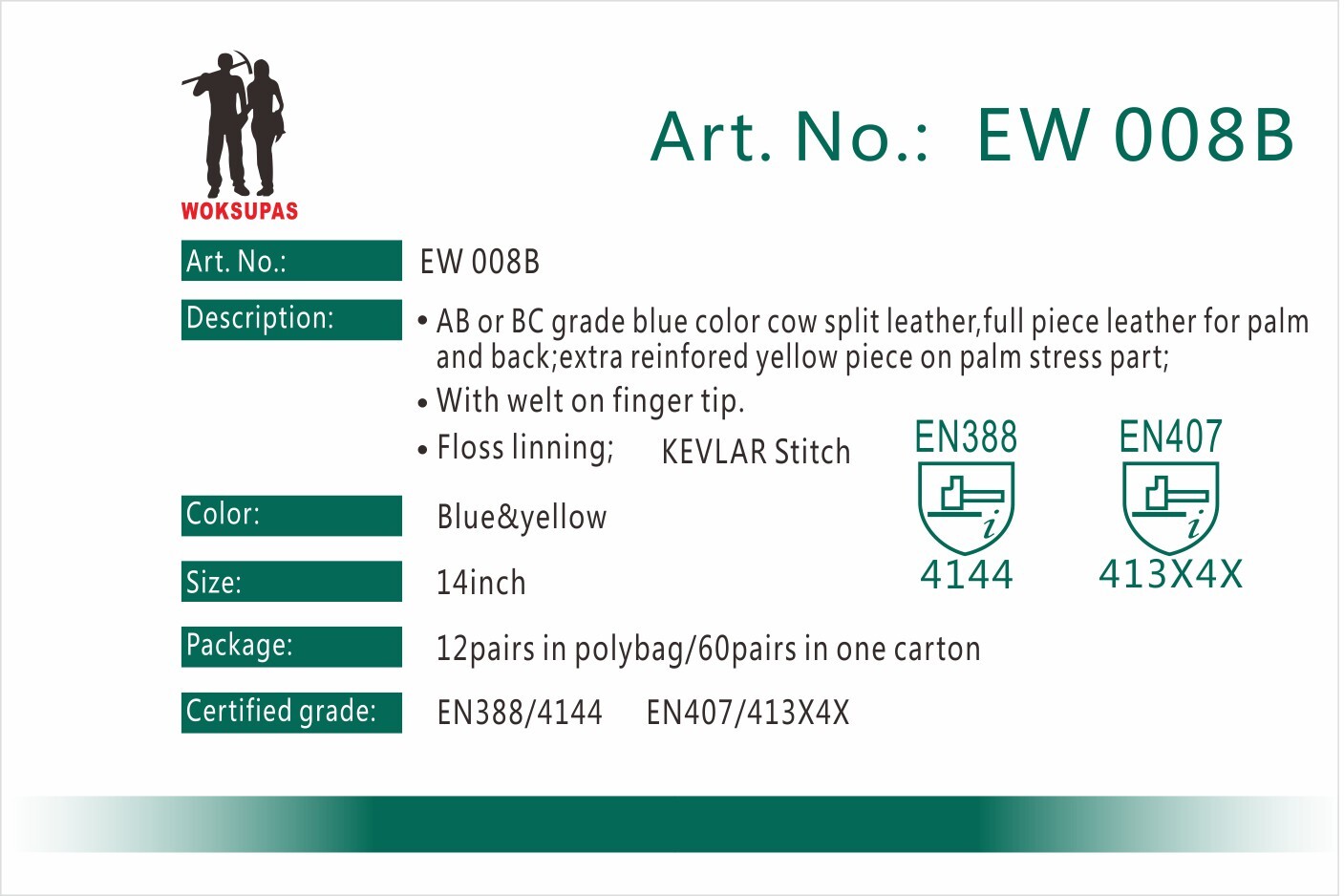 Welding glove EW008B