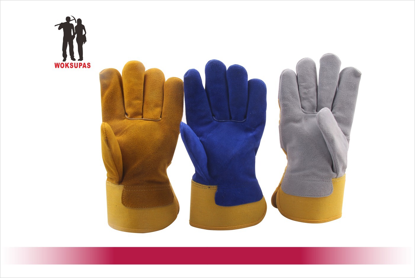 Leather work glove series EC006
