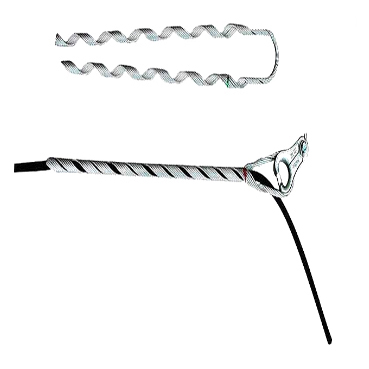 Adss Cable Fitting Hot Dip Galvanized Preformed Tension Clamp