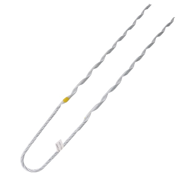 Aluminium alloy preformed guy grip dead end
