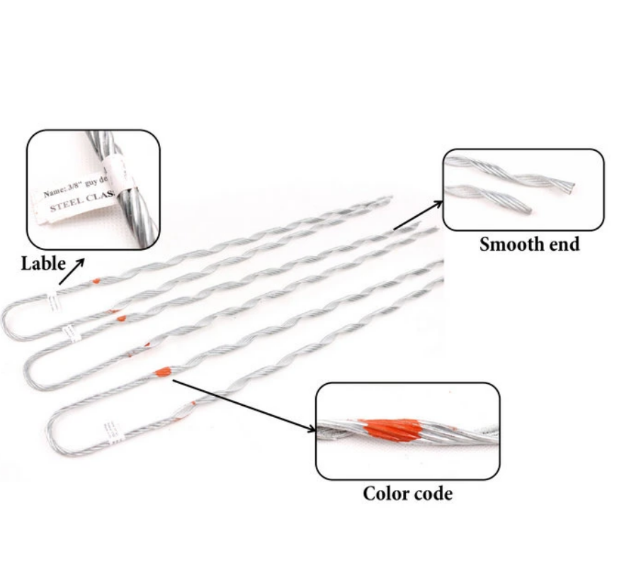 Preformed Tension Clamp Electric Wire Cable Electric Wire Cable For Adss