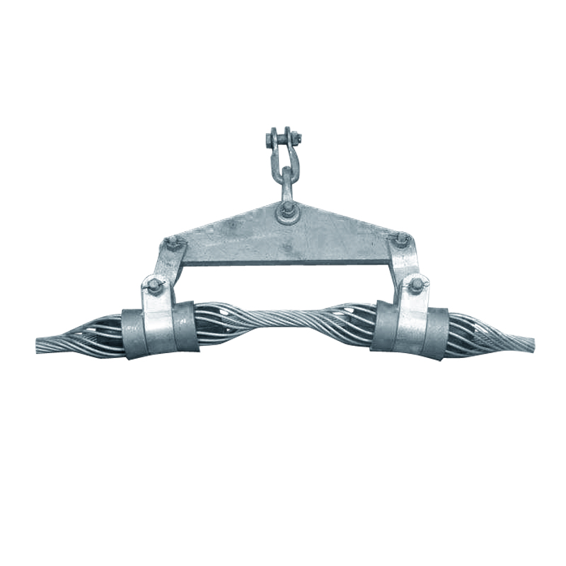 Preformed Trunnion Type Suspension Clamp And Smart Cable Electric Cable Fittings Suspension Clamp For OPGW