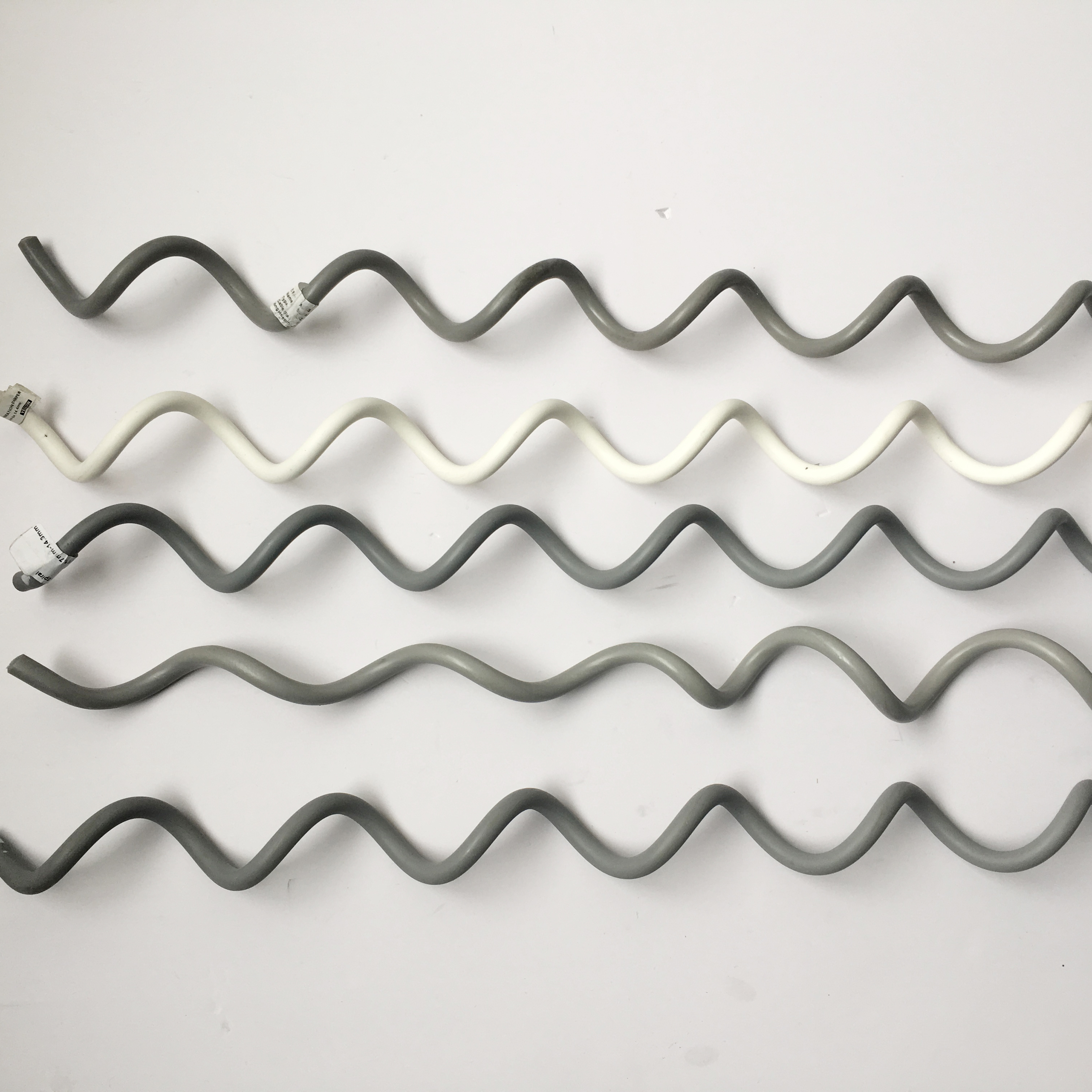 PVC Smooth Cable Spiral Vibration Damper For Cable Fitting