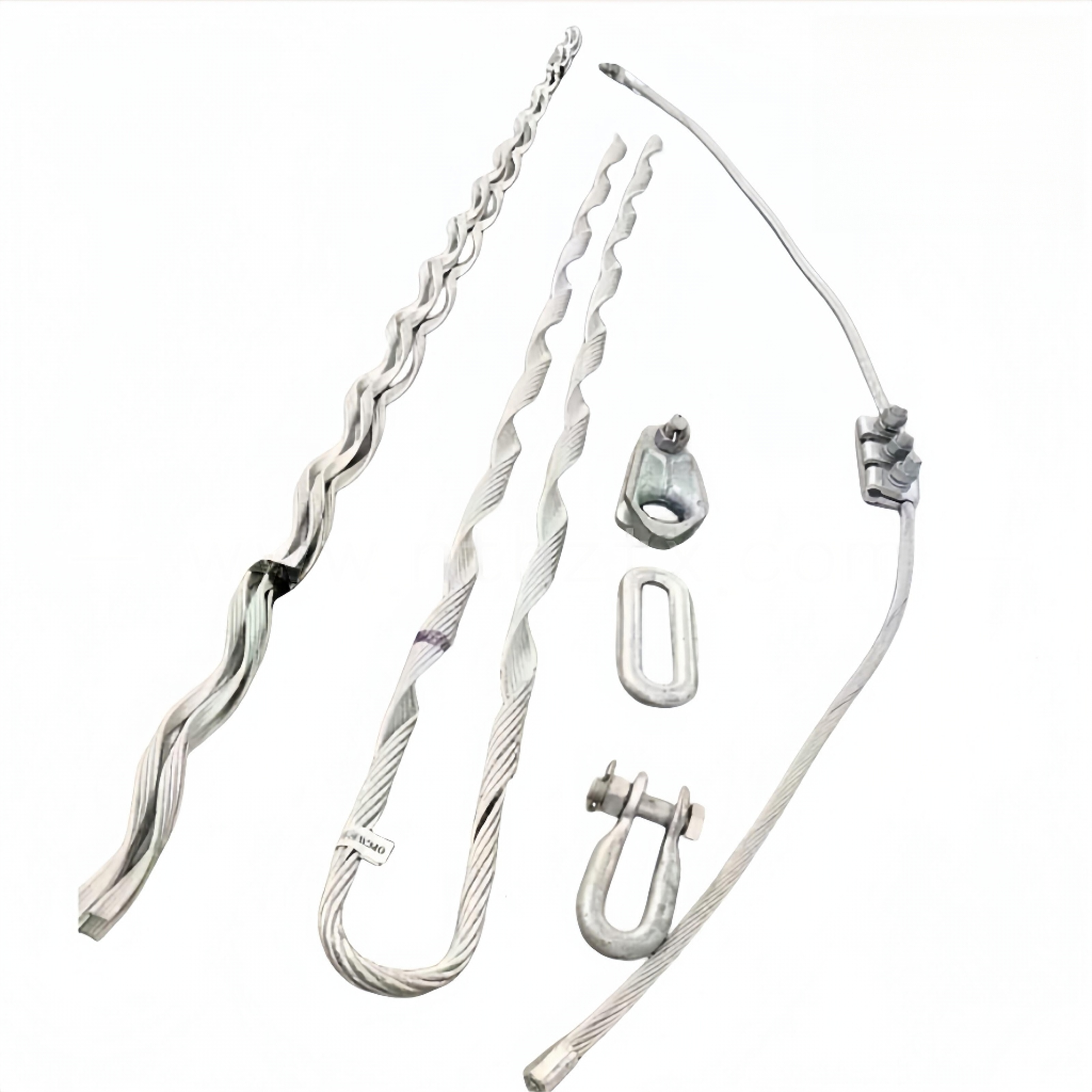 High Strength OPGW Tension Fittings Fiber Optic Cable Tension Clamp
