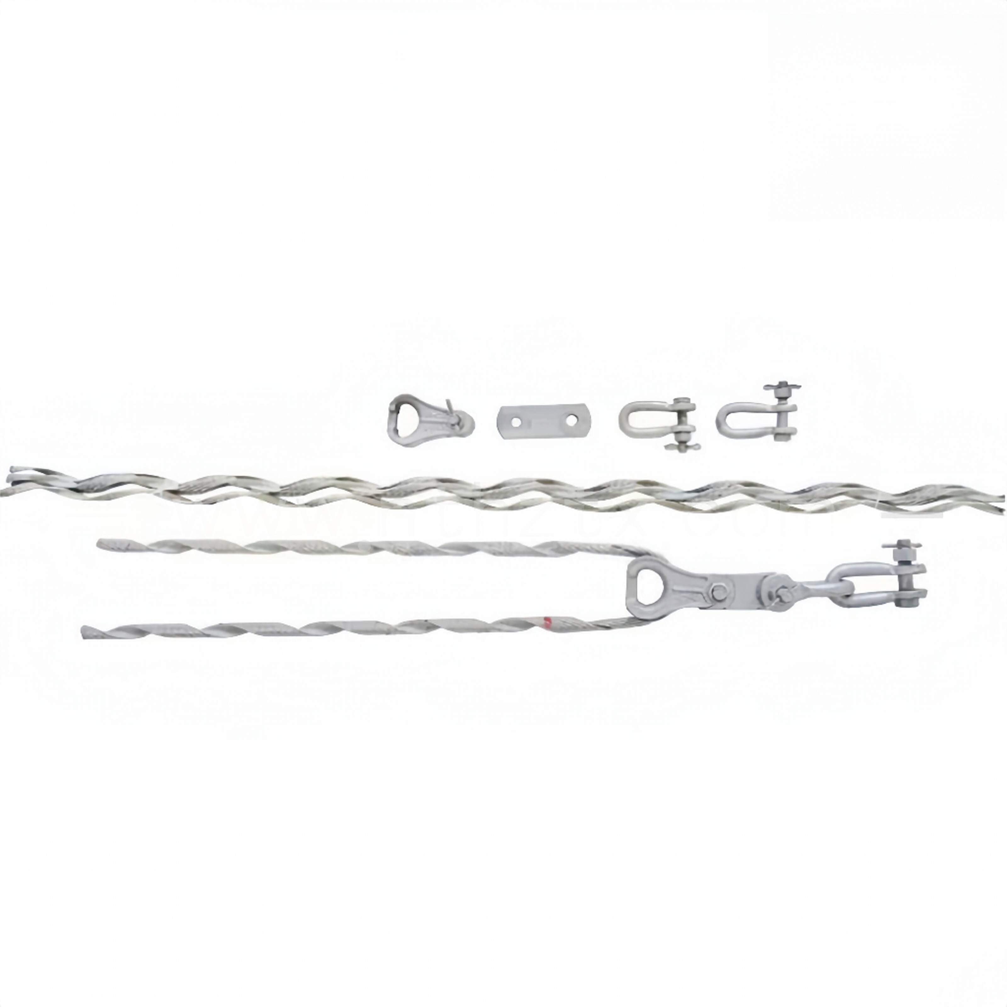 High Strength OPGW Tension Fittings Fiber Optic Cable Tension Clamp