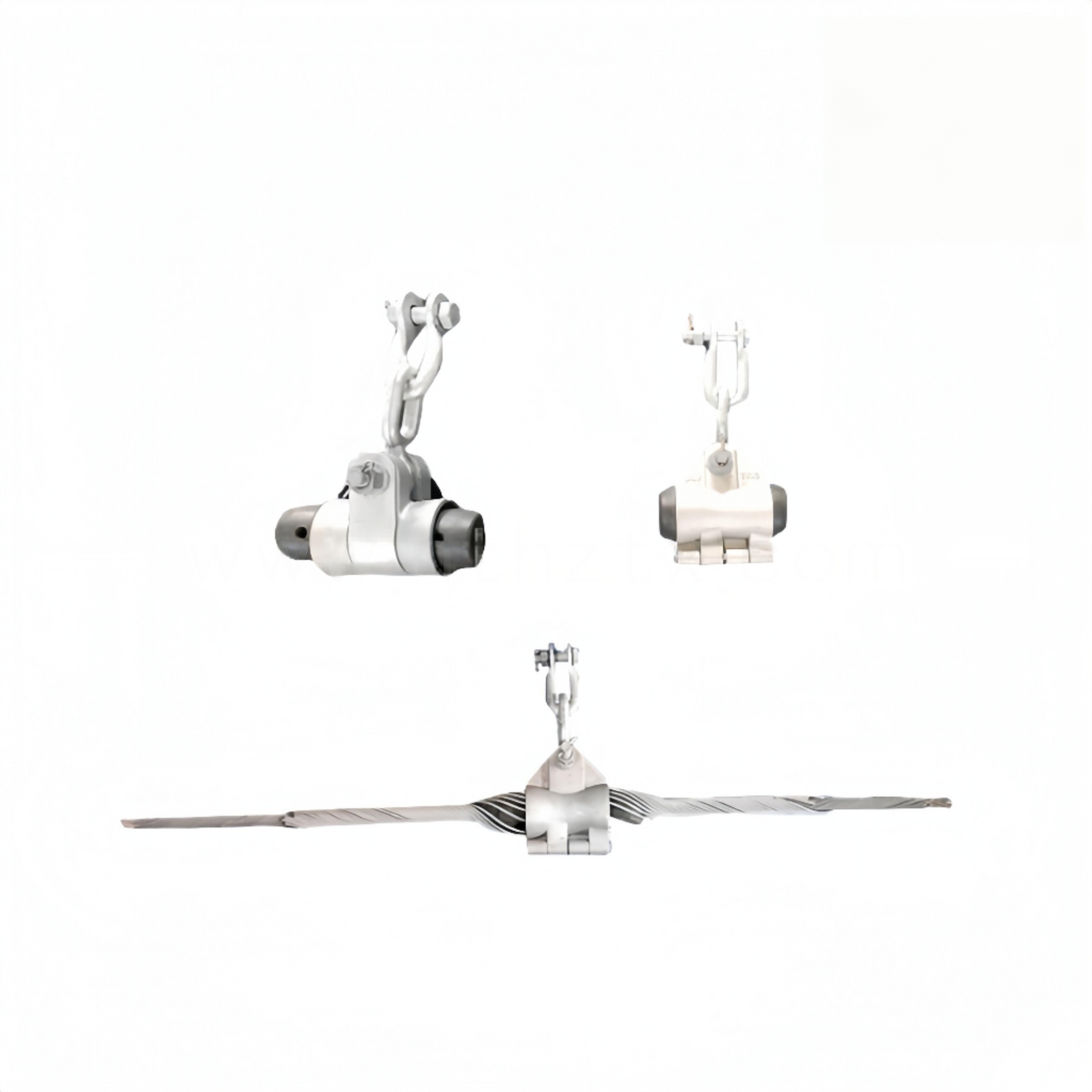 High Voltage OPGW Accessories Fiber Optic Cable Suspension Clamp OPGW Installation Clamp