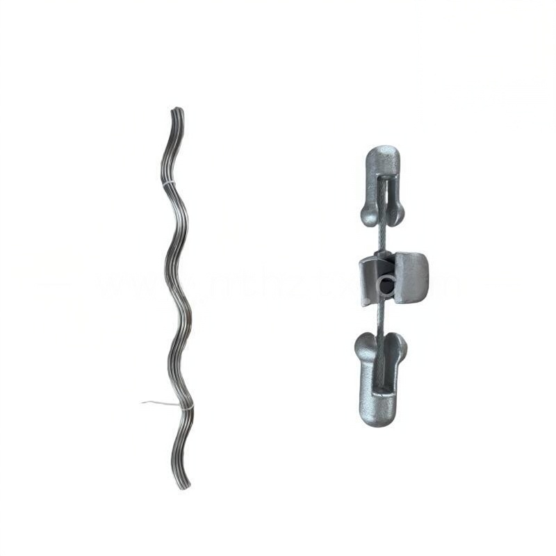 Galvanized Steel ADSS OPGW Optical Cable Vibration Damper Cable Accessories With Good Quality