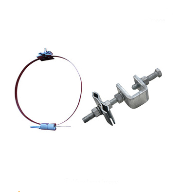 Pole Tower Down Lead Clamp For OPGW