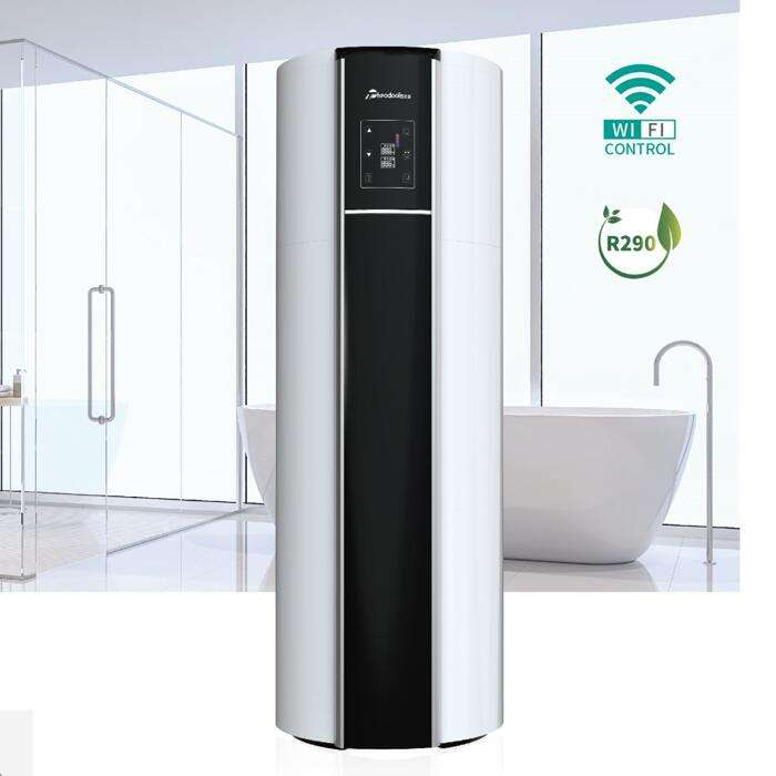 R290 All in One Heat Pump Thermal Water Heater Energy Efficiency