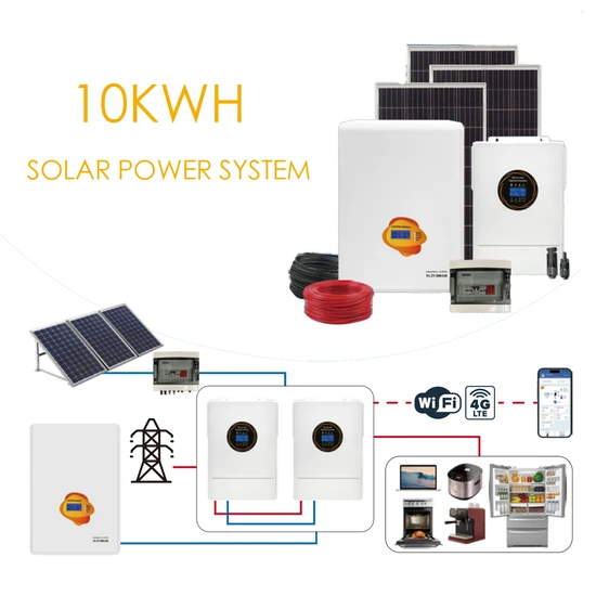 5kw Hybrid Grid Solar System MPPT Controller Lithium 10kw Power