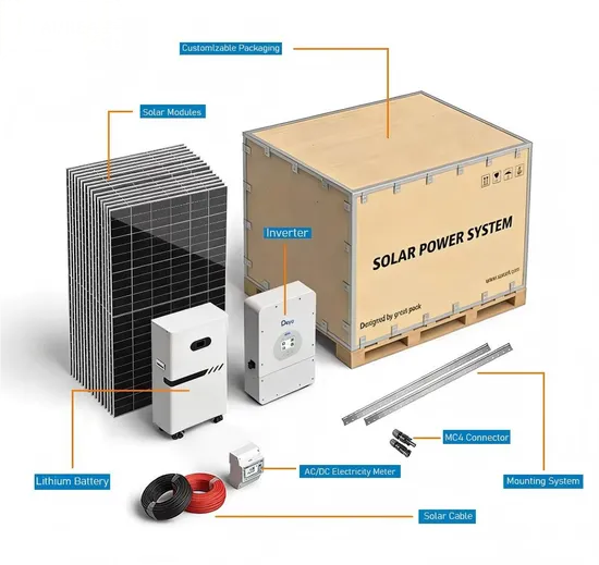 30kw 50kw 60kw 70kw 80kw 100kw 125kw 150kw 200kw Solar Energy Storage System 0.5c Lithium Battery Hybrid Solar System Solar Power System