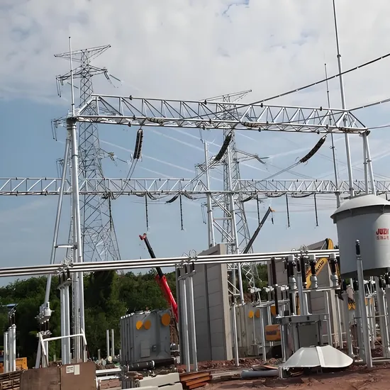 High Tensile Strength Alloy Tubular Structure Advanced Substation Structure