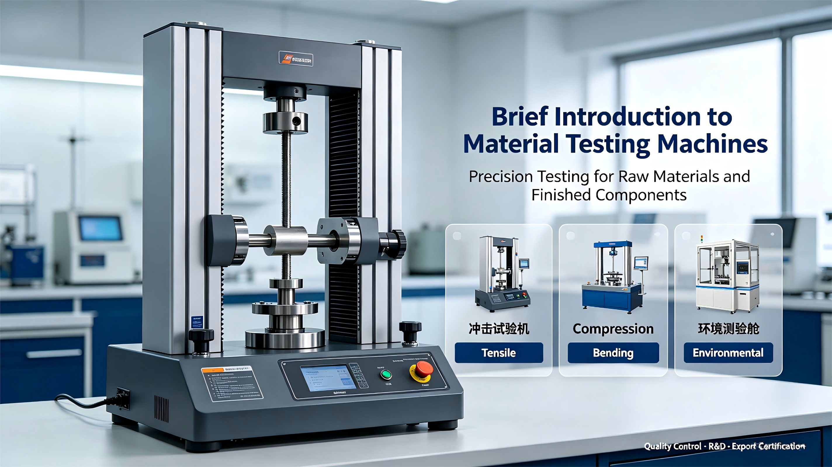Material Testing Machines: Types, Applications & Standards Material Testing Machines: Types, Applications & Standards