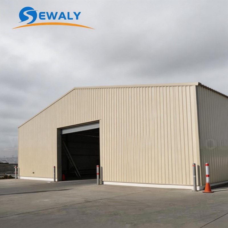 Steel Structure Farmhouse Warehouse Light Metal Shed Pre-Fabricated Temporary Storage
