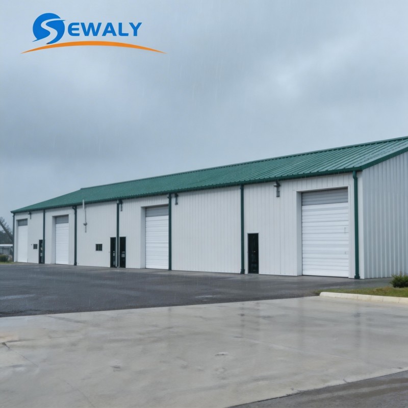 Steel Structure Farmhouse Warehouse Light Metal Shed Pre-Fabricated Temporary Storage